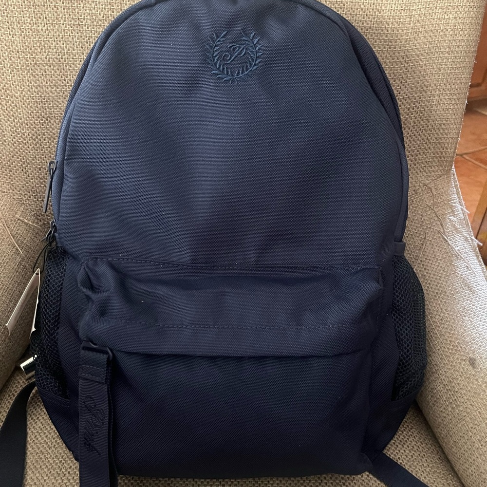 VS-Pink Navy Blue Backpack